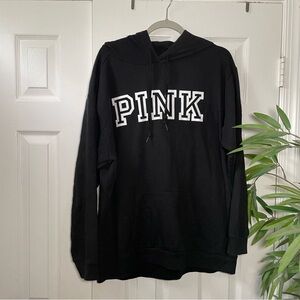 victoria secret pink color black size medium in woman oversize hoodie